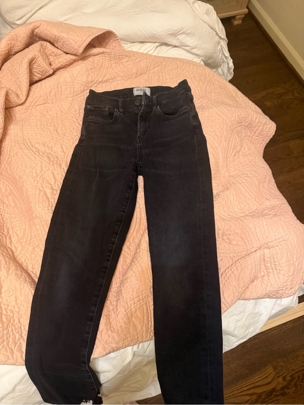 AGOLDE Black Women's Jeans